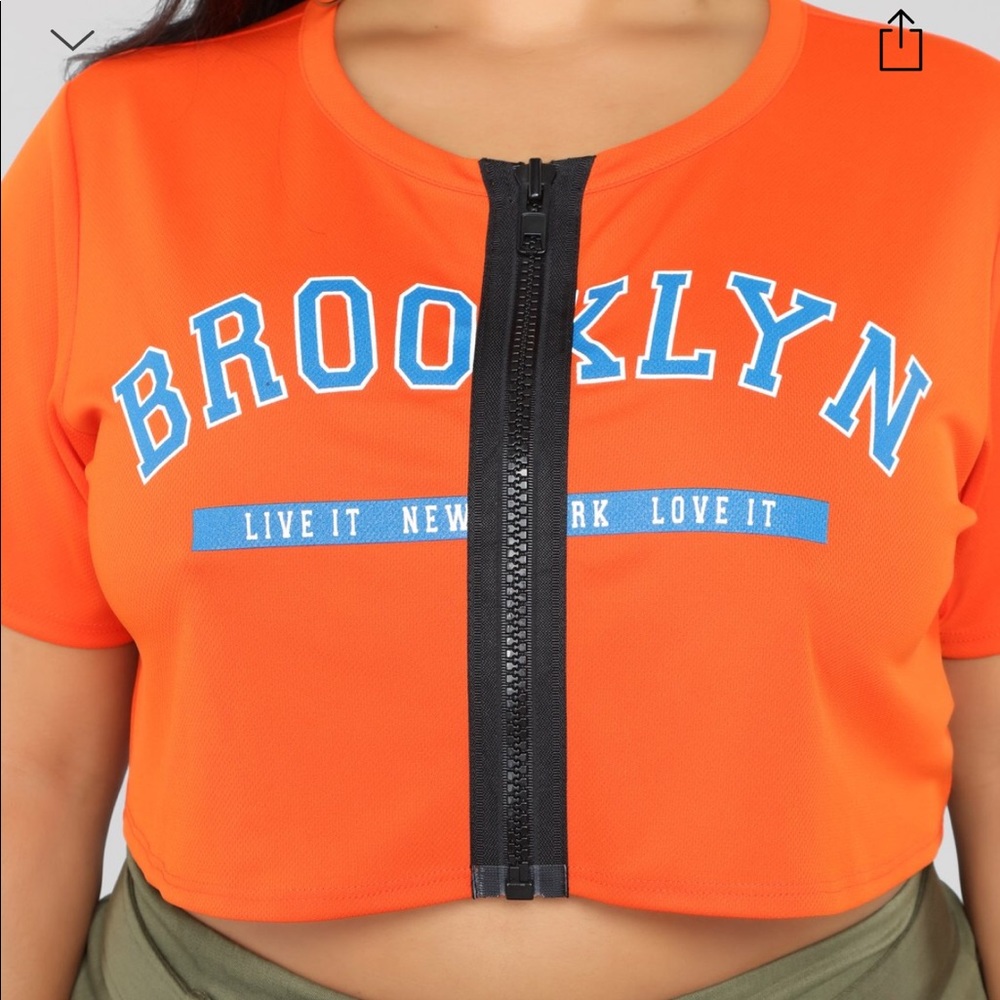 fashion nova “it’s the brooklyn way” jersey tee